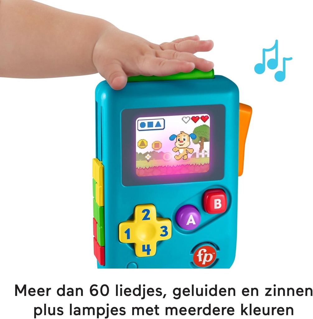 Fisher-Price Spielekonsole mit Licht + Sound 16,5x20cm (Sprache: Griechisch)