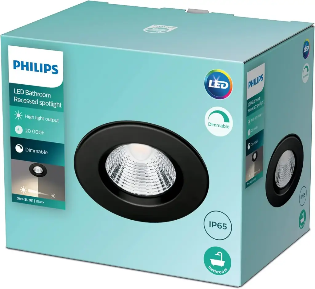 [B-Ware] Philips - LED Dimmable Bathroom Recessed Spotlight