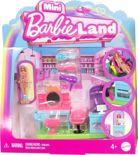 Mini Barbie Land Spielset Puppe 14x15cm sortiert im Display (6)