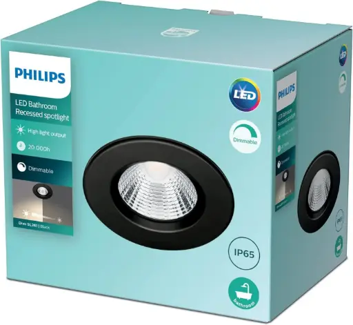 [B-Ware] Philips - LED Dimmable Bathroom Recessed Spotlight