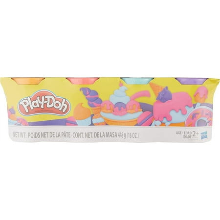 Play Doh 4 pcs clay 448 gram assorted 7,5x25cm
