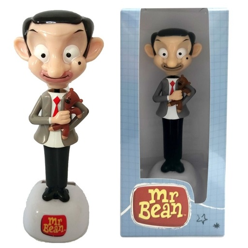 Mr. Bean mit Teddy Solar Pal Wackelfigur