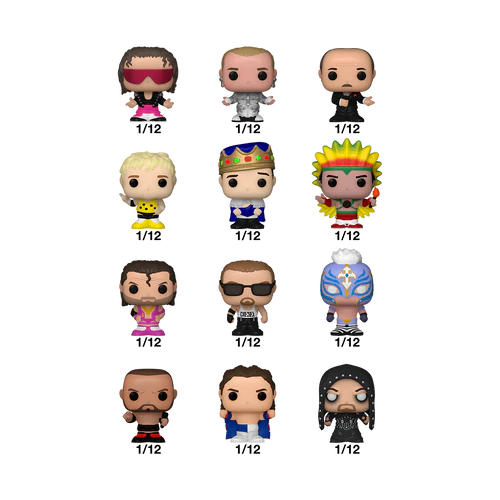 Bitty POP! WWE S1 Sortiert im display (12) (EMEA)