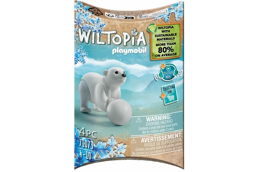 Playmobil Wiltopia Baby Eisbär  7x12cm